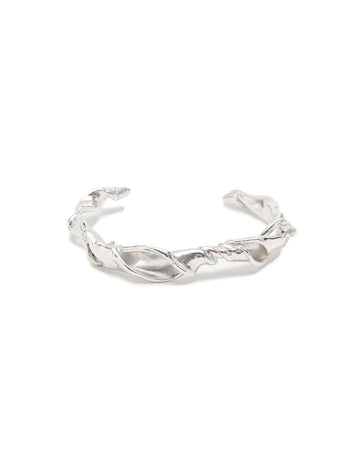 Twisted silver sales cuff bracelet